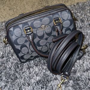 Coach Rowan - Mini Jacquard Blue